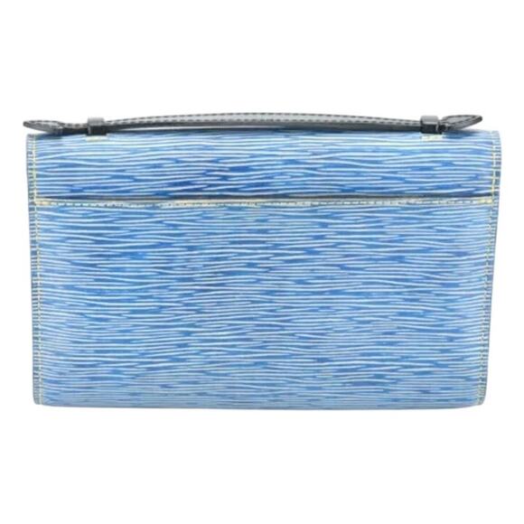 💎✨Lovely✨💎Authentic Louis Vuitton Clery Epi Denim Bag Blue - Picture 3 of 7